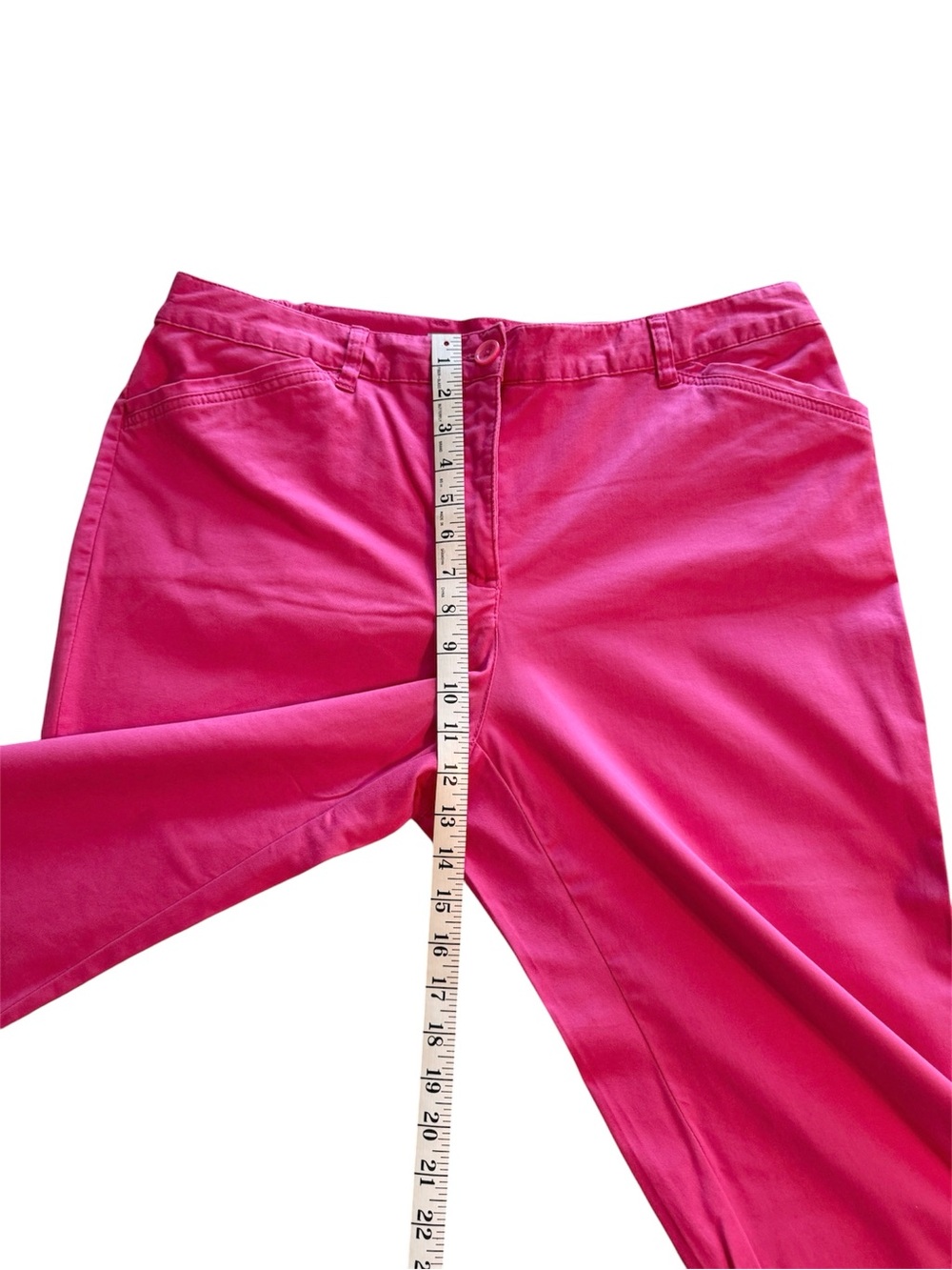 KAREN SCOTT Hot Pink Women's Capri Pants Size 14 - Picture 6 of 8